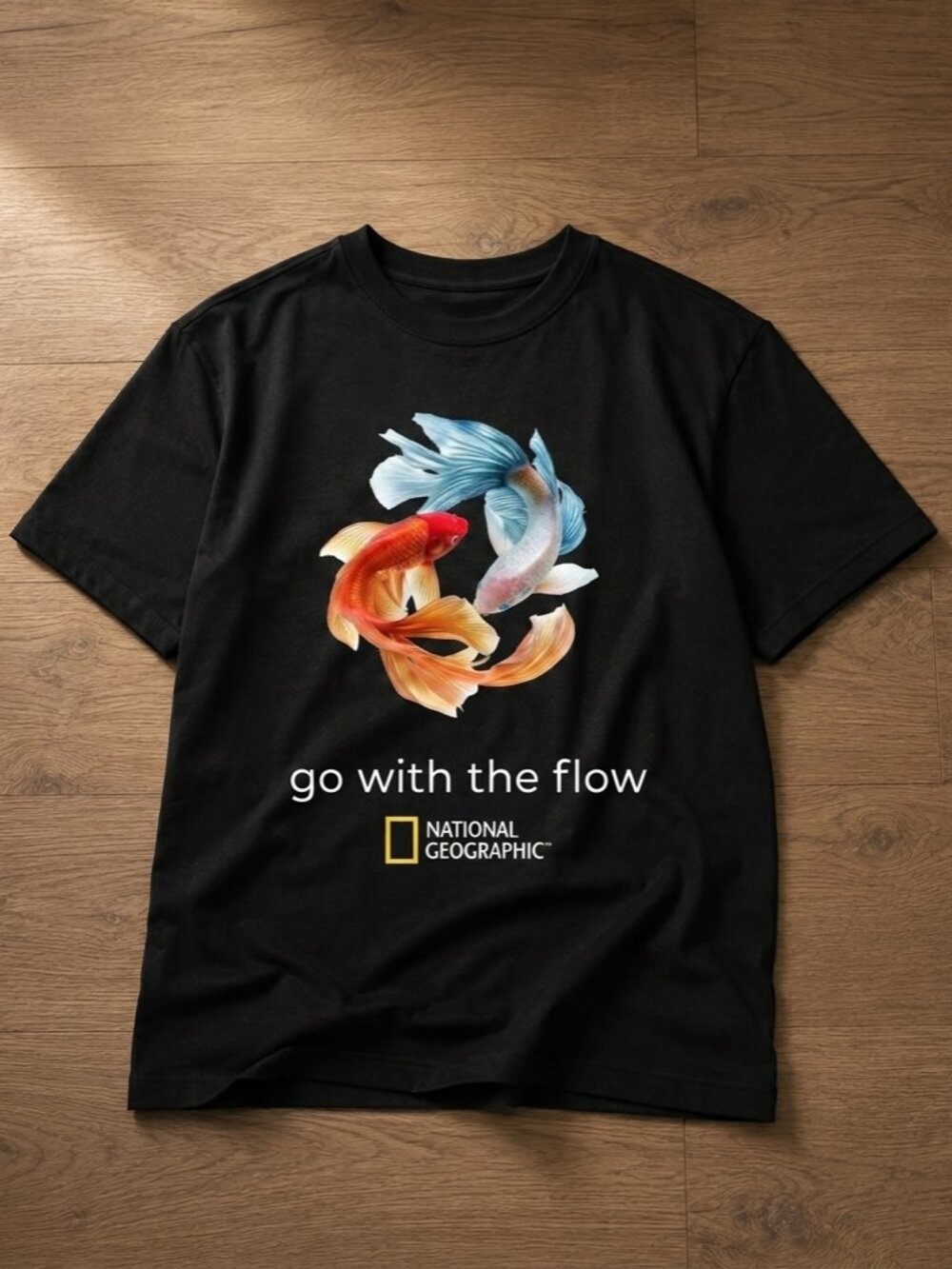 "National Geographic: Go With the Flow" Graphic T-shirt